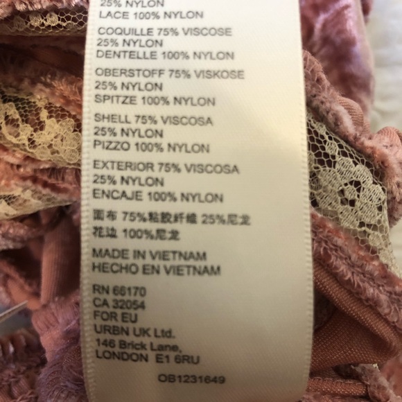 Free People Yours Truly Velvet Top XS - Picture 8 of 8